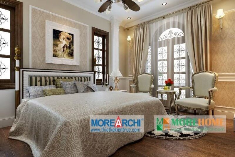 Mẫu sofa đơn tân cổ điển đẹp, sang trọng